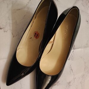 Nine West Black Patent Heels